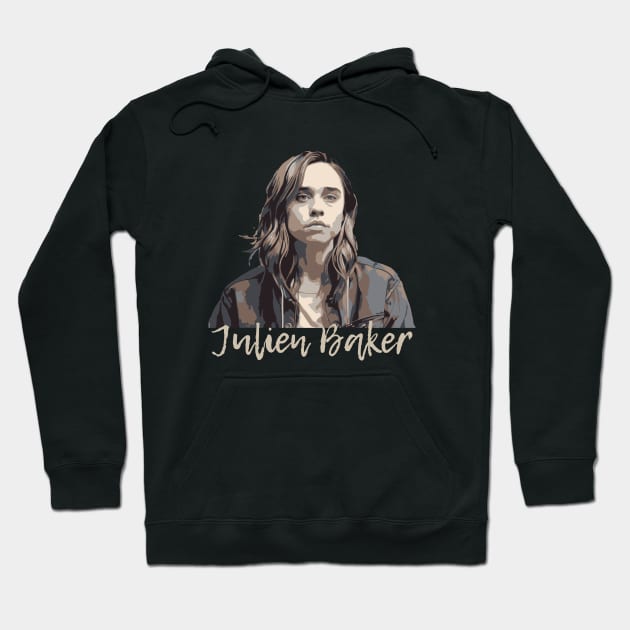 VINTAGE Julien Baker // INDIE FANS ART Hoodie by gerradliquid